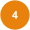chiffre 4 blanc sur fond rond orange - Agen Photo Minute